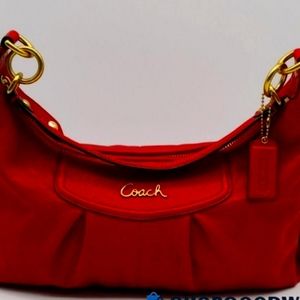 Red Coach bag